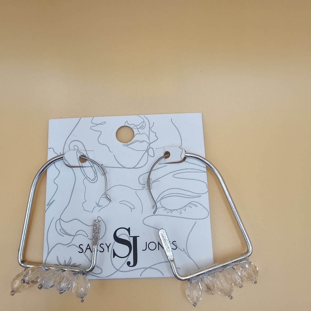 Sassy Jones Silver Statement Necklace